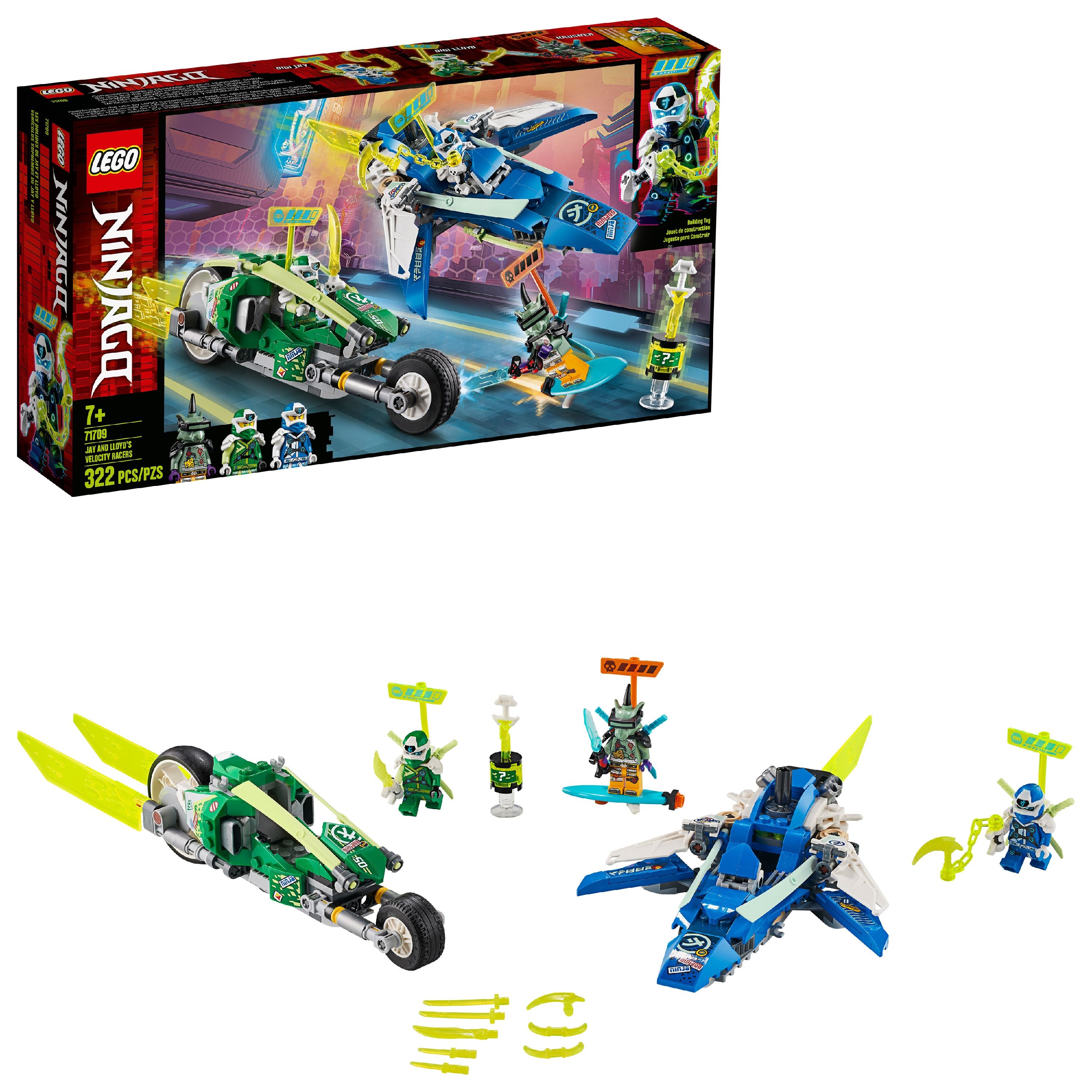 LEGO NINJAGO Legacy Ultra Sonic Raider 71739 Ninja Toy Building Kit with a  Buildable Plane and Motorcycle Toy, Featuring 7 Collectible Minifigures