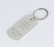 Load image into Gallery viewer, Personalized engraved keychain
