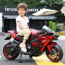 Load image into Gallery viewer, Children&#39;s Electric Motorcycle - Large Battery Motorbike for Kids Ride on 1-8 Years Old
