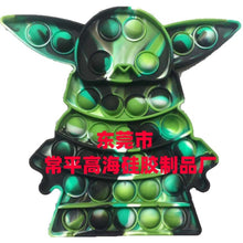 Load image into Gallery viewer, Yoda Pops It Fidget Toys
