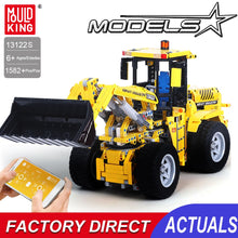 Load image into Gallery viewer, High-tech Building Block Engineering Bulldozer - Remote Control
