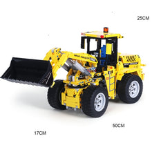 Load image into Gallery viewer, High-tech Building Block Engineering Bulldozer - Remote Control
